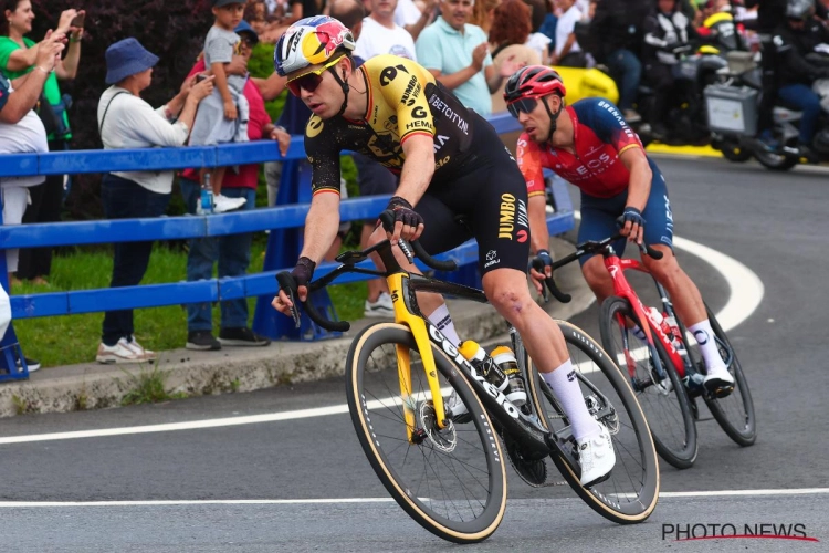 Wout Van Aert kan het amper geloven na eerste rit in Tour de France: "Is wel heel straf"